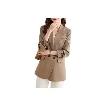 TERRE BLEUE Business Suit Women's Dark Khaki