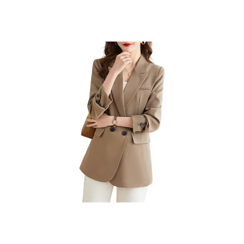 TERRE BLEUE Business Suit Women's Dark Khaki-0
