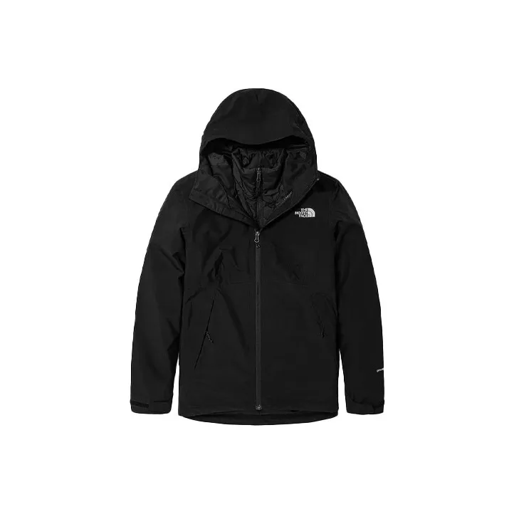THE NORTH FACE City Outdoor Collection Outdoor Hiking Waterproof And Windproof Windbreaker Jacket Women's Black-0