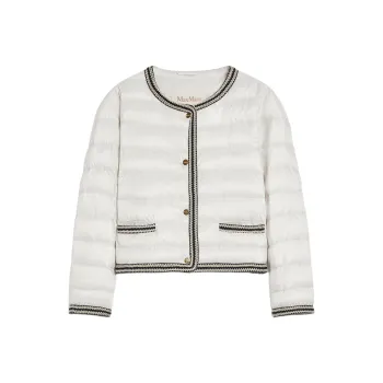 MaxMara Kate Collection Down Jacket Women's Pearl Gray