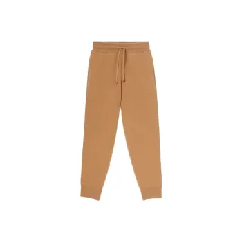 Burberry Monogram Motif Cashmere Blend Jogging Pants 'Camel'