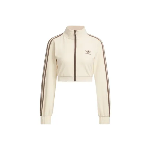 Adidas Originals Adidas Originals Cropped Coats Women's Beige