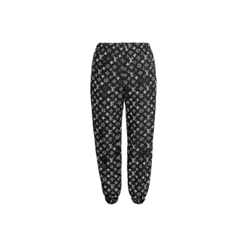 LOUIS VUITTON Stencil effect Monogram Jogging Pants