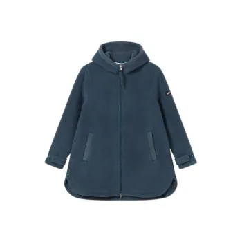 AIGLE Velvet feel Coat Women's Light Navy Blue