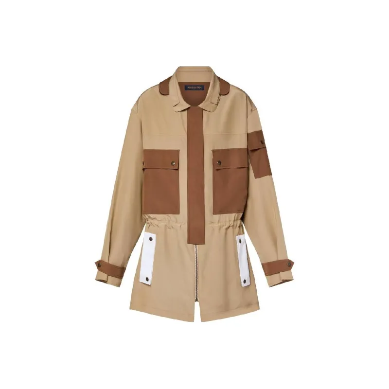 LOUIS VUITTON Color Blocked Cargo Coat-0