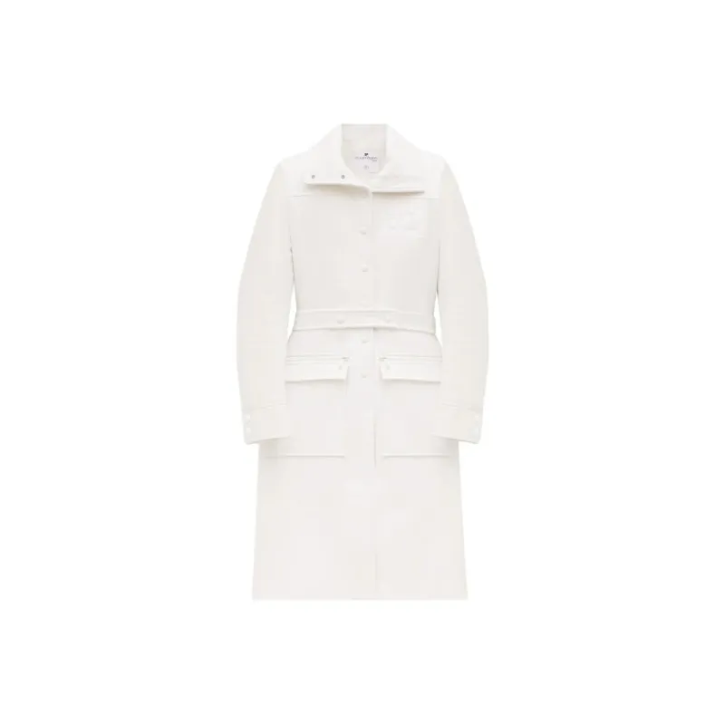 COURREGES Belted Trench Coat-0