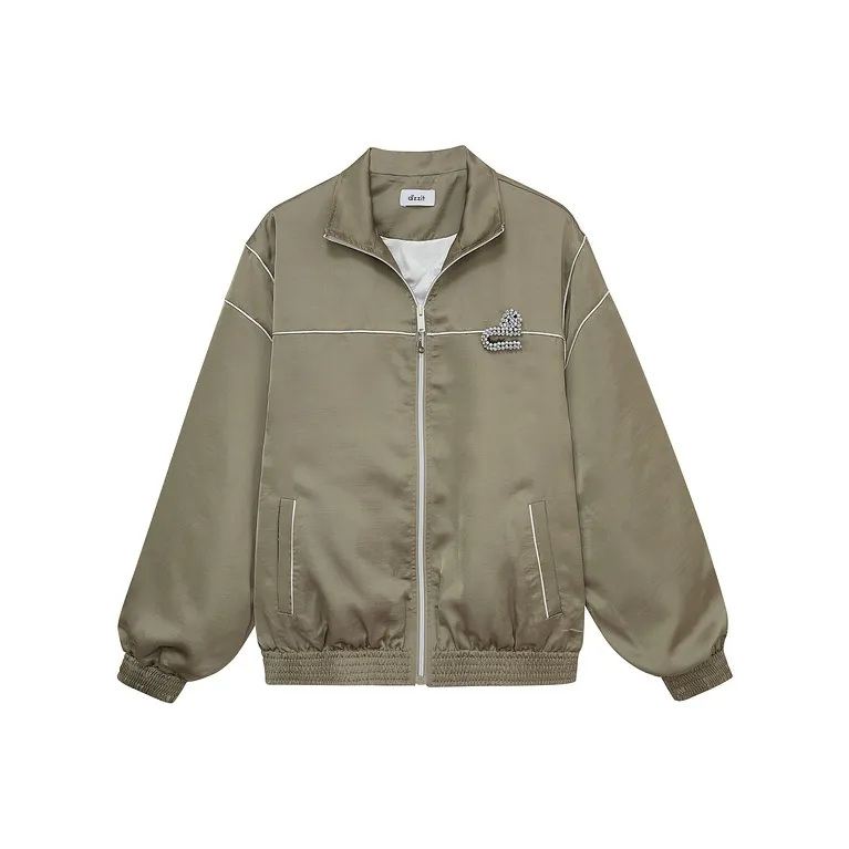 D'zzit Cropped Coats Women's Khaki-0
