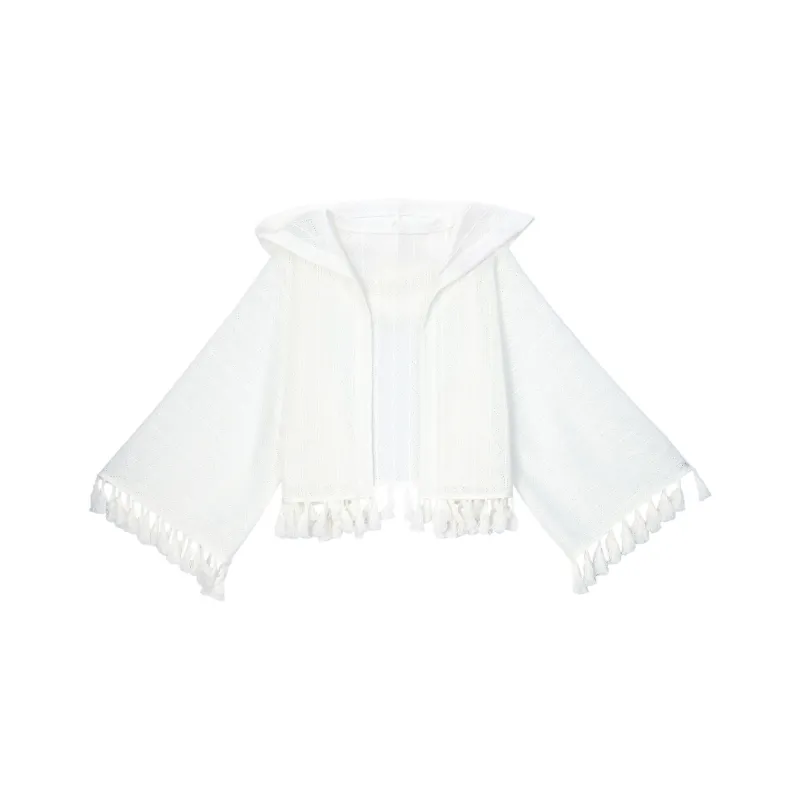 Snbl Cropped Coats Women's White-0