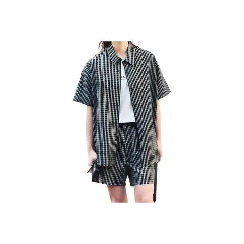 FREAK'S STORE Shirt Matching Set Unisex Black
