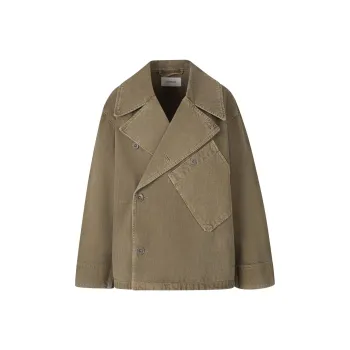 Lemaire Dispatch Jacket 'Denim Snow Olive'