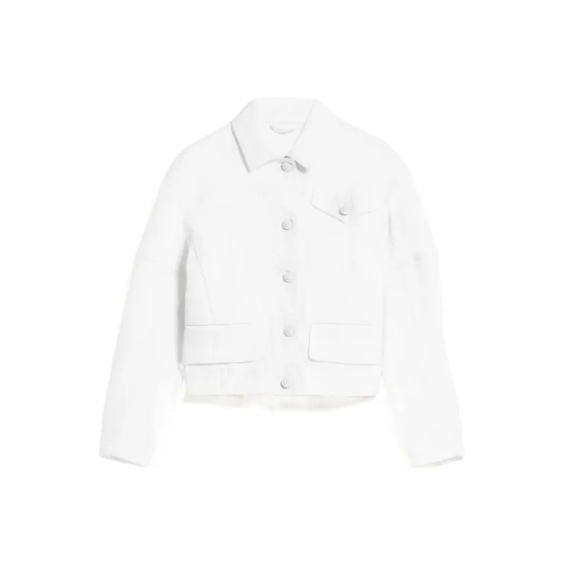 MaxMara Denim Jackets Women's White-0