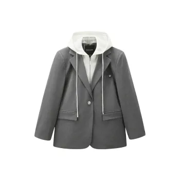 PEACEBIRD Business Suit Women's Gray