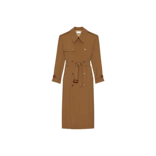 SAINT LAURENT Betled Oversized Trench Coat