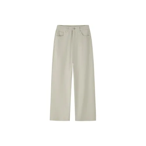Demana Casual Pants Women's Light Gray