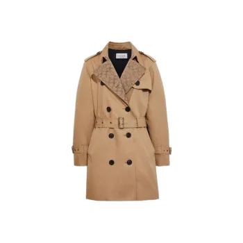 COACH FW22 Trench Coat Women's Khaki