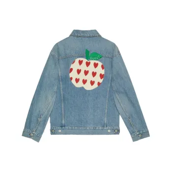 GUCCI Denim Jacket Women's Blue