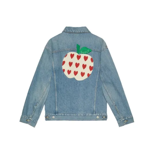 GUCCI Denim Jacket Women's Blue