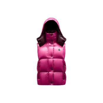 Moncler Luzule Down Puffer Vest 'Pink'