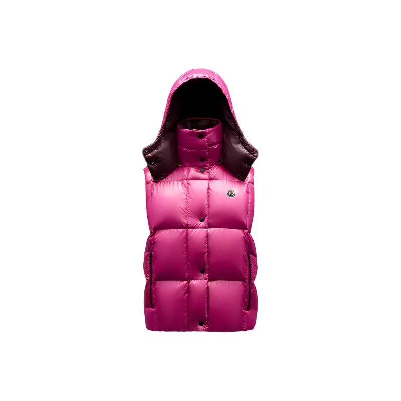 Moncler Luzule Down Puffer Vest 'Pink'-0