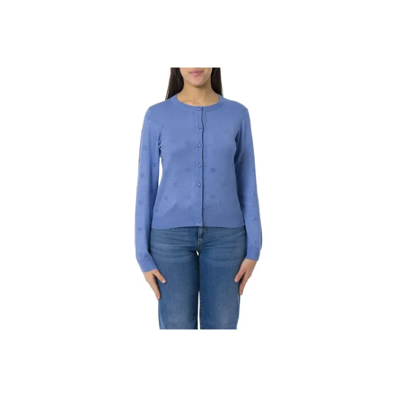 LIU·JO Rhinestone embellished Cardigan-0