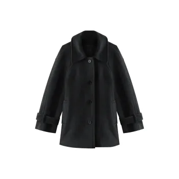 THE SEA LIFE Coat Women's Black Gray