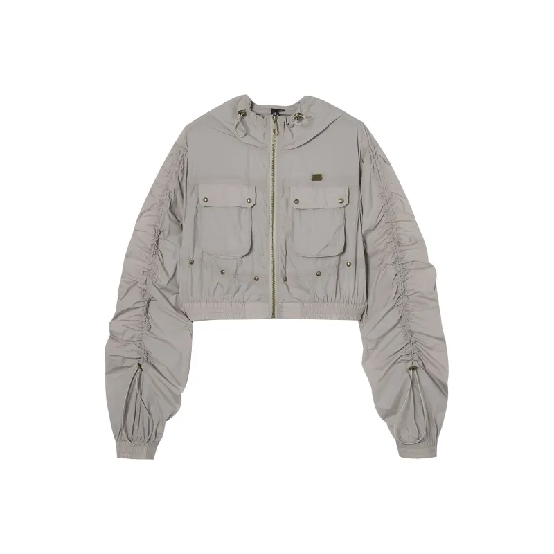 I'M ONE Cropped Coats Women's-2