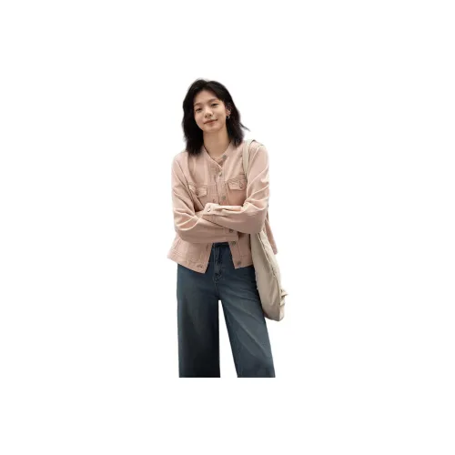【dme】 Denim Jacket Women's Filatures Pink