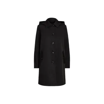 Polo Ralph Lauren Single Breasted Hooded Coat