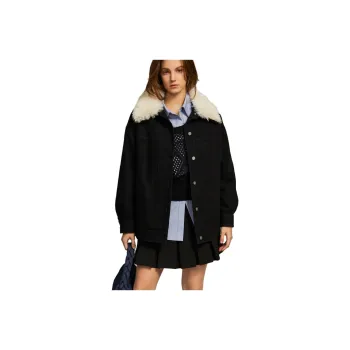 ELLE Denim Jackets Women's Denim Black