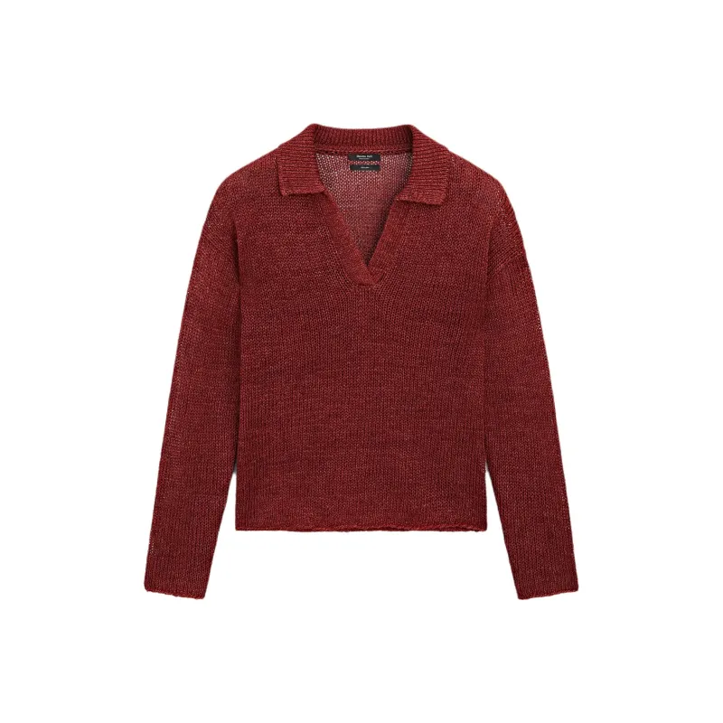 Massimo Dutti Knitwear Women's Dark Red-0
