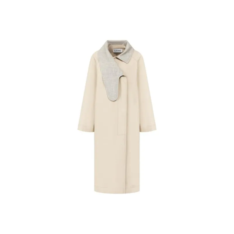 LOEWE Trench Coats Women's Beige-0