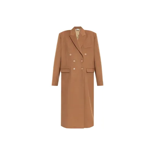Vetements Double Breasted Structured Long Coat