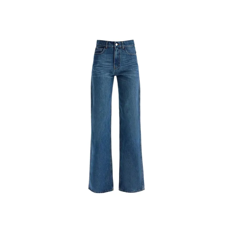 COPERNI Tonal Stiched Wide Leg Denim Jeans-0