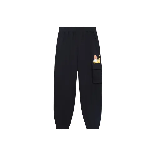 Fun Garfield Jogger Moderate Casual Pants Women's Black