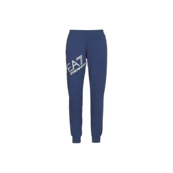 EMPORIO ARMANI EA7 FW22 Knitted Sports Pants Women's Blue