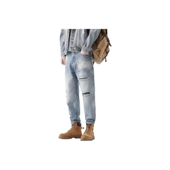 BENGEN Jeans Unisex Blue