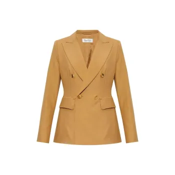 MaxMara Sanna Double Breasted Long Sleeved Jacket