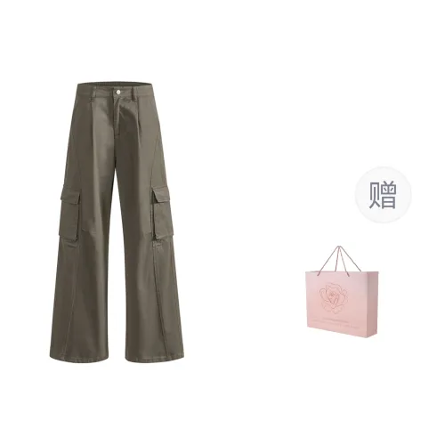 ZAZN Casual Pants Women's Dark Wheat
