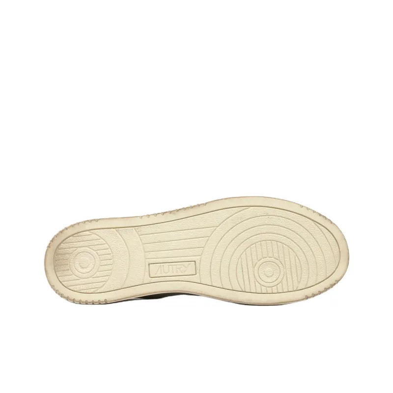AUTRY Medalist Super Vintage Low Top Skateboard Shoes Women's White Green-4