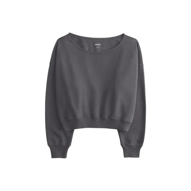 Hollister Sweatshirt Women's Dark Gray-0
