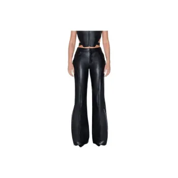 Khy DROP 001 Faux Leather Pant Casual Pants Women's Black