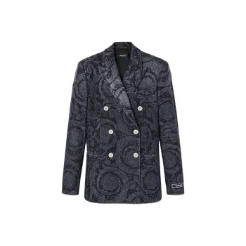 VERSACE Business Suit Coat Women's Black