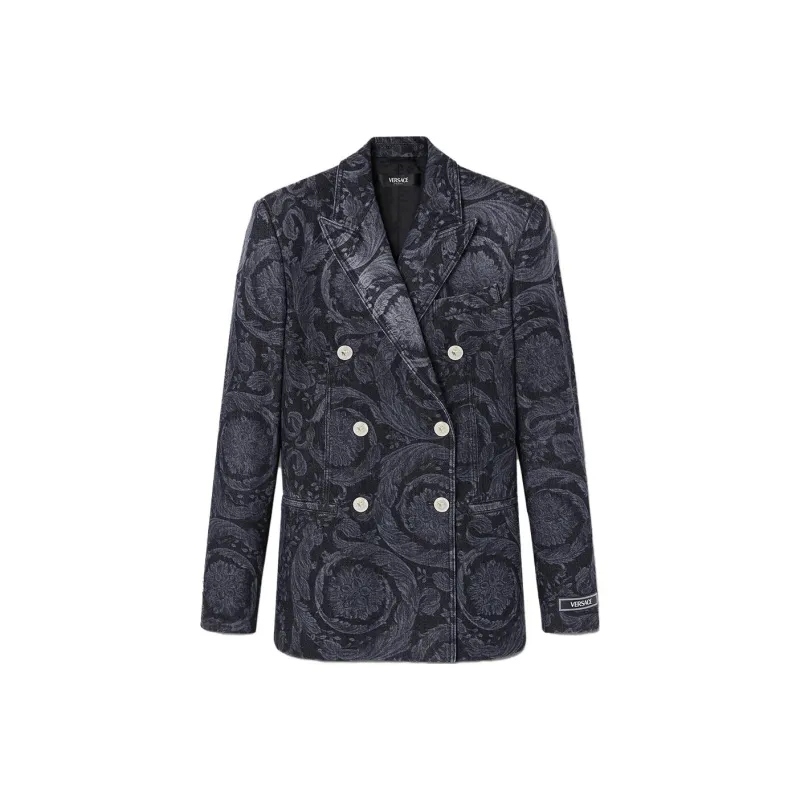 VERSACE Business Suit Coat Women's Black-0