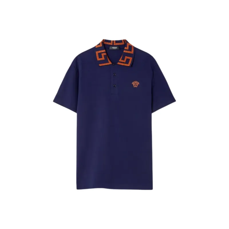 VERSACE Greca Polo Shirt-0