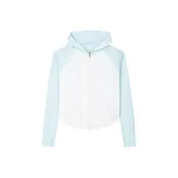 Anta Variety Training Collection Sun Protection Clothing Women's Papyrus White/Persian Blue Green