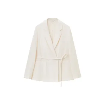 OVV Business Suits Women's Nude Pink Solid Color 04