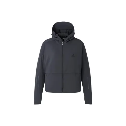 Adidas Breathable And Cool Feeling Sun Protection Clothing Women's Dark Gray