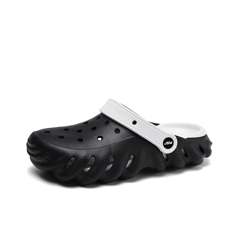 JEANSWEST Classic Patchwork Design Clogs Unisex-5