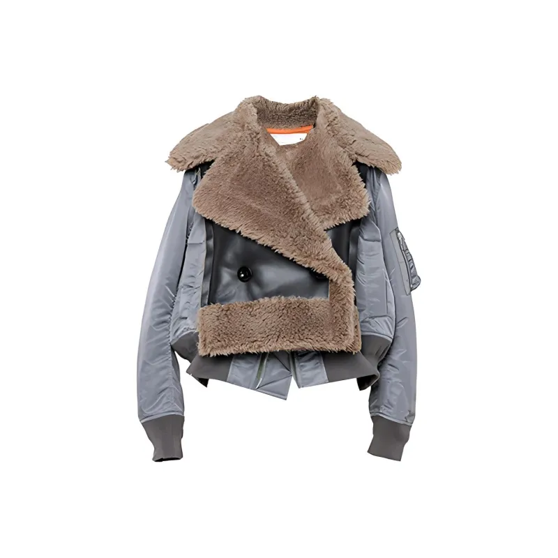 Sacai Panelled Bomber Jacket-0