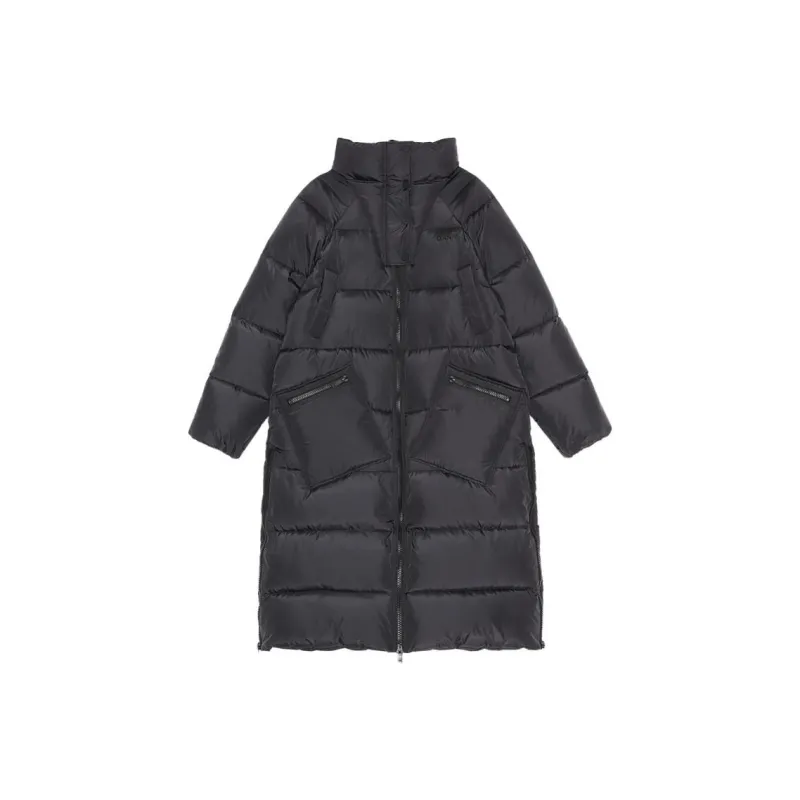GANNI Puffer Jacket Women's Phantom Blue-0